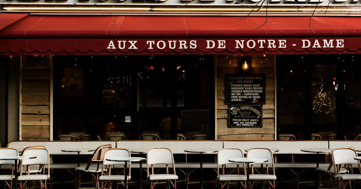 découvrez notre restaurant français authentique, offrant une cuisine traditionnelle, des plats savoureux et une ambiance chaleureuse pour une expérience gastronomique unique.